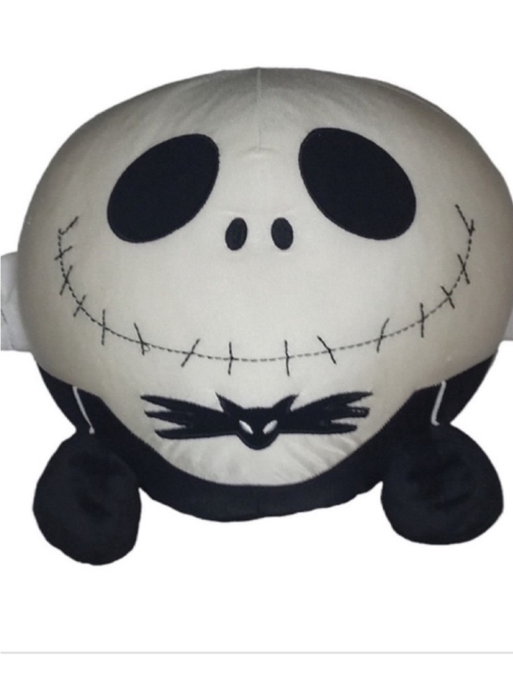 Disney Black & White Jack Skellington Plush Cushion beanbag - Picture 2 of 5